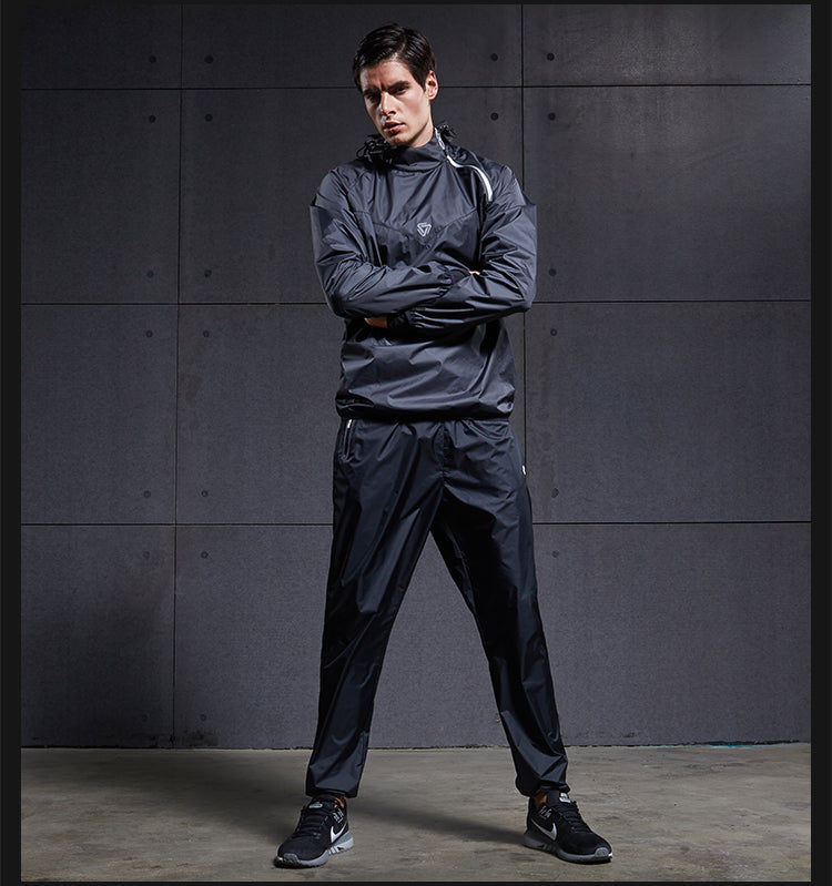Sweatshirt Men's Top Sauna Weight Control Clothes