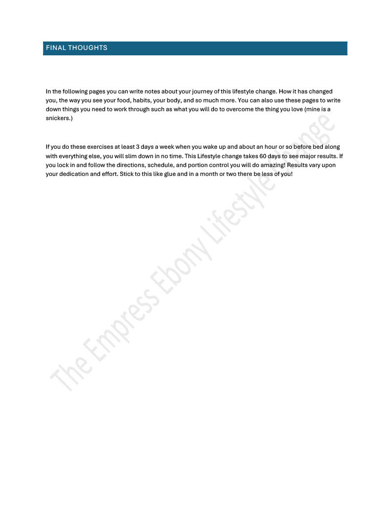 The Empress Lifestyle Blueprint