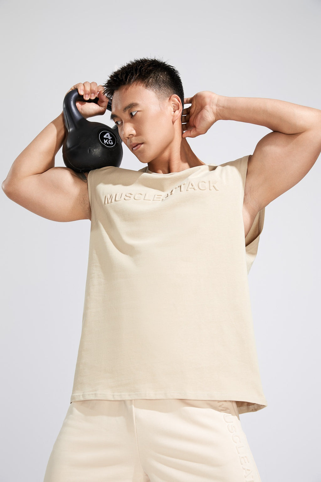 Muscle Workout Brothers Summer New Fitness Heavy Cotton Wide Shoulder Vest