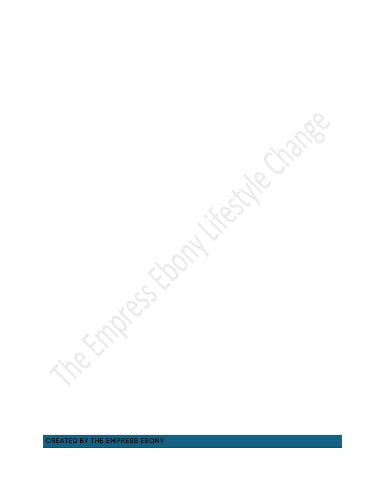 The Empress Lifestyle Blueprint