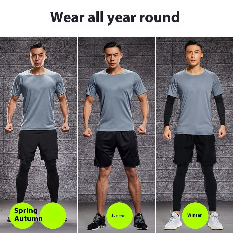Sports Suit Gym Tights Quick-drying Morning And Night Running Workout Clothes