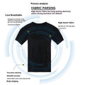 Men's Belly Contracting Chest Cover Sports Workout Bottoming Short Sleeve