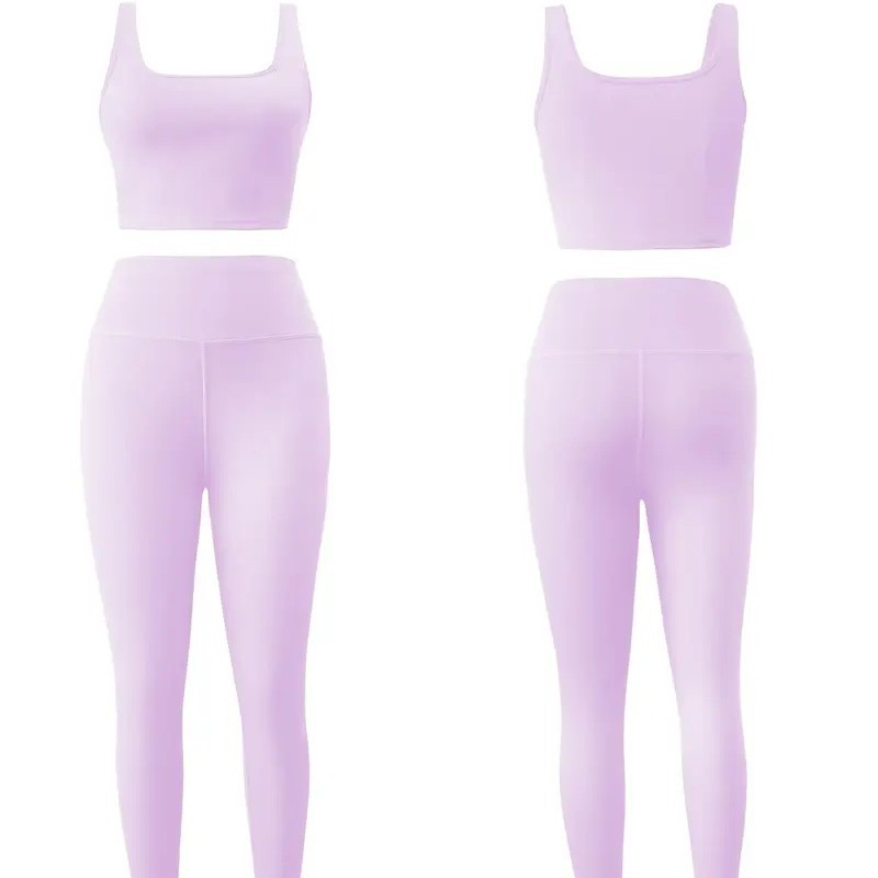 Breathable Quick-drying Long-sleeve Zip-up Jacket Sports Vest And Workout Pants Set